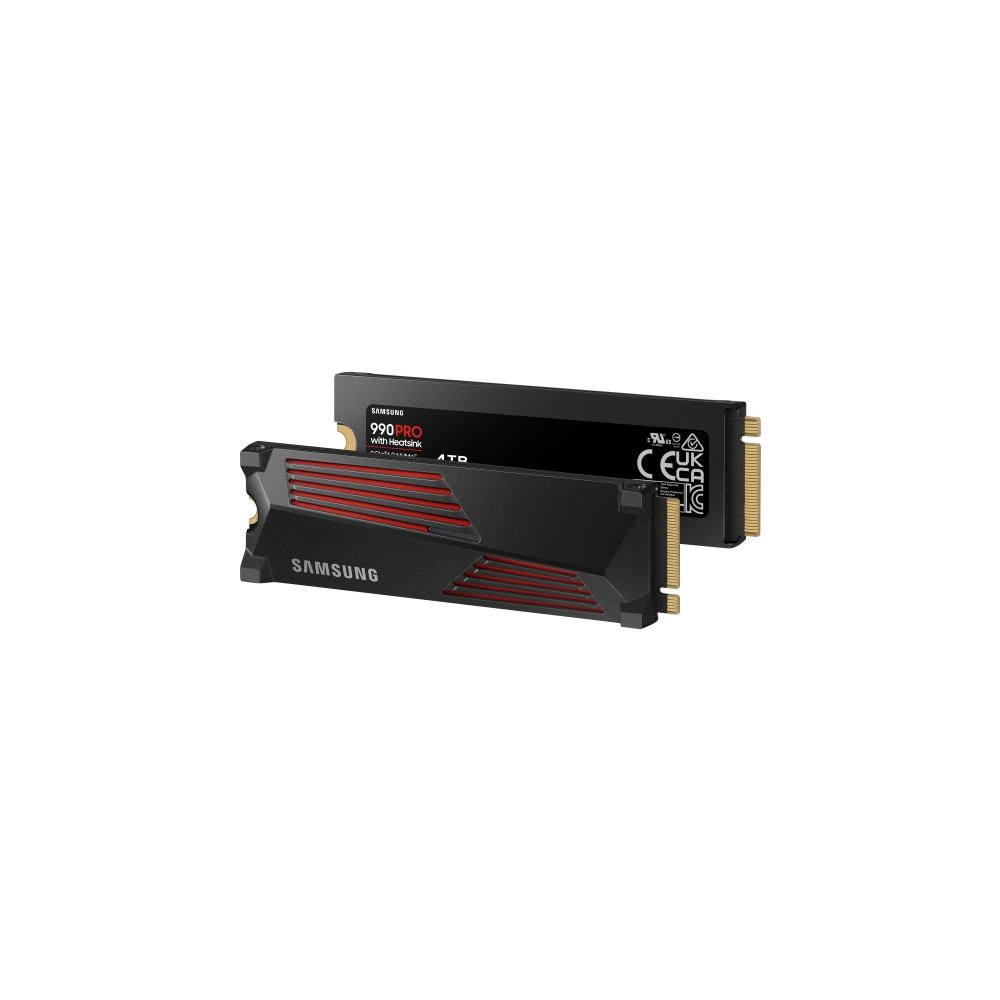 Produktbild för Samsung 990 PRO MZ-V9P4T0CW - SSD - 4 TB - PCIe 4.0 x4 (NVMe)