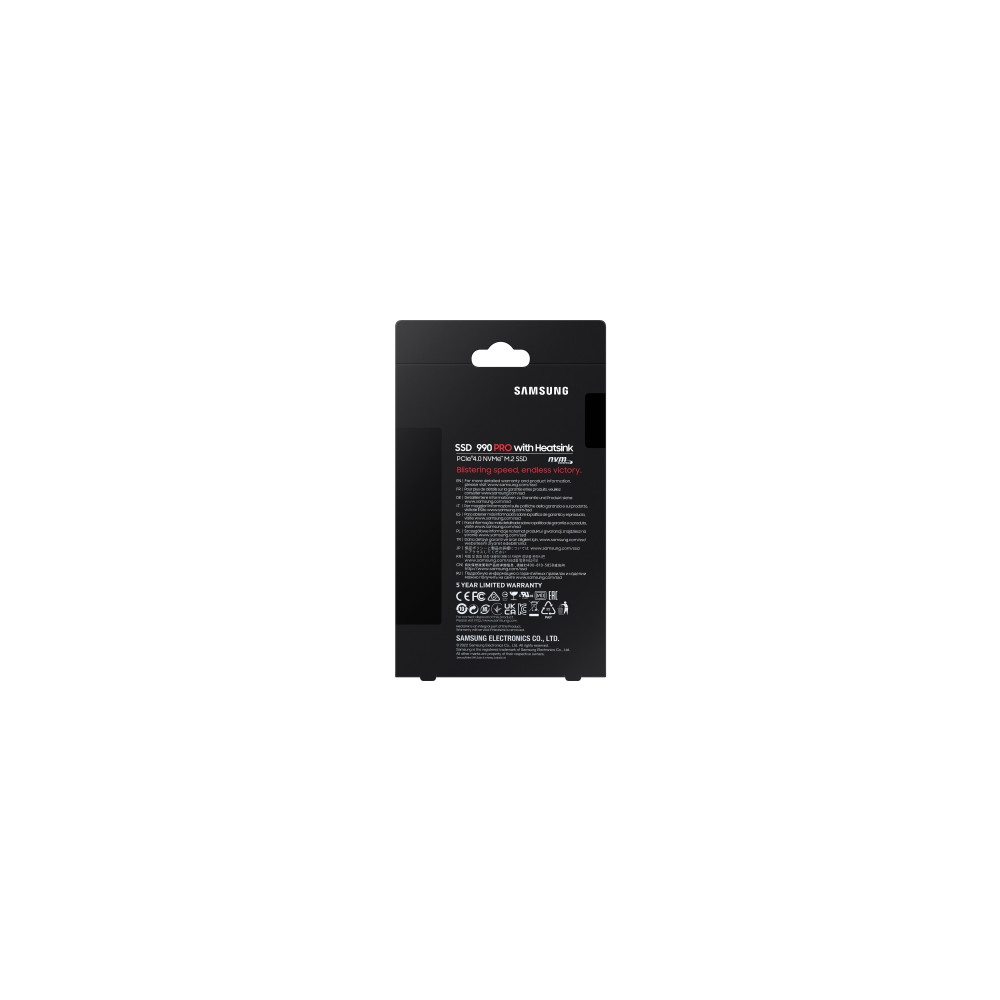 Produktbild för Samsung 990 PRO MZ-V9P4T0CW - SSD - 4 TB - PCIe 4.0 x4 (NVMe)