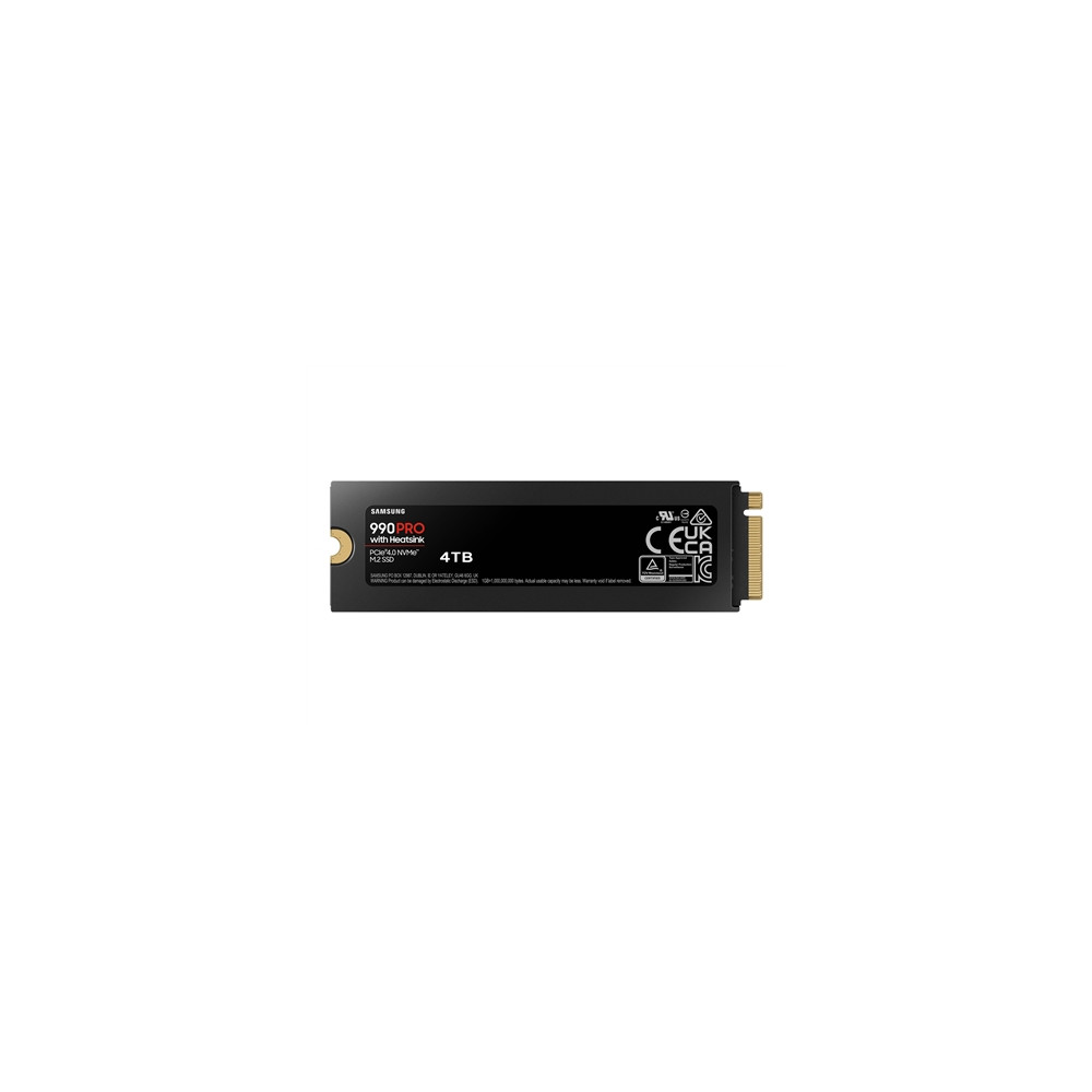 Produktbild för Samsung 990 PRO MZ-V9P4T0CW - SSD - 4 TB - PCIe 4.0 x4 (NVMe)