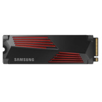 Produktbild för Samsung 990 PRO MZ-V9P4T0CW - SSD - 4 TB - PCIe 4.0 x4 (NVMe)