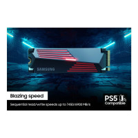 Produktbild för Samsung 990 PRO MZ-V9P4T0CW - SSD - 4 TB - PCIe 4.0 x4 (NVMe)