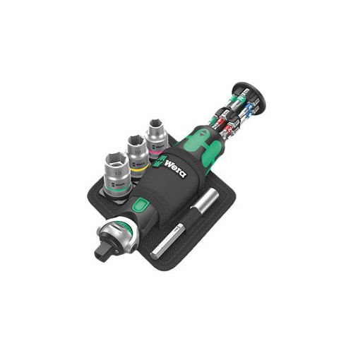 WERA WERK Wera Zyklop 8009 Pocket Set 2 - ratcheting screwdriver with bit and socket set - 18 delar