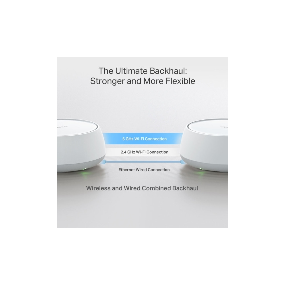 Produktbild för TP-Link Deco BE25 V1 - Wifi-system - Wi-Fi 7 - skrivbordsmodell