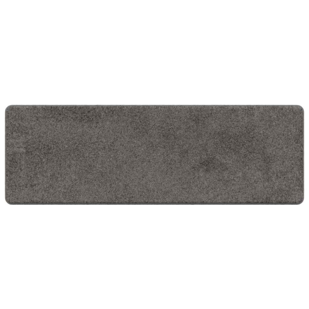Produktbild för Matta-runner Grå 50 x 150 cm 100% Polypropen Tuft