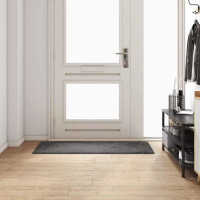 Produktbild för Matta-runner Grå 50 x 150 cm 100% Polypropen Tuft