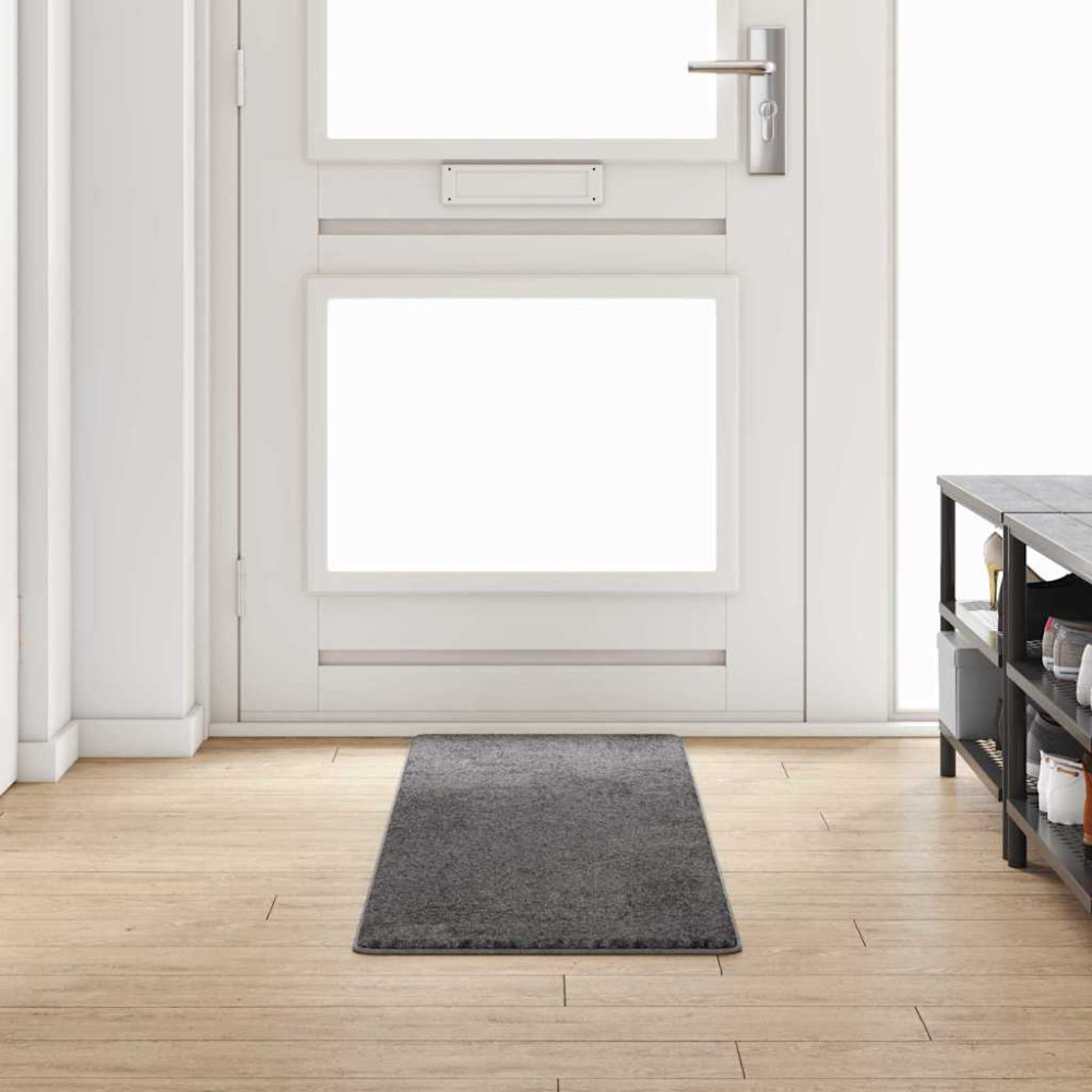 Produktbild för Matta-runner Grå 50 x 200 cm 100% Polypropen Tuft