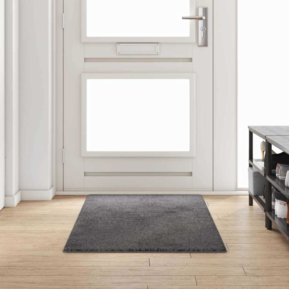 Produktbild för Matta-runner Grå 80 x 200 cm 100% Polypropen Tuft