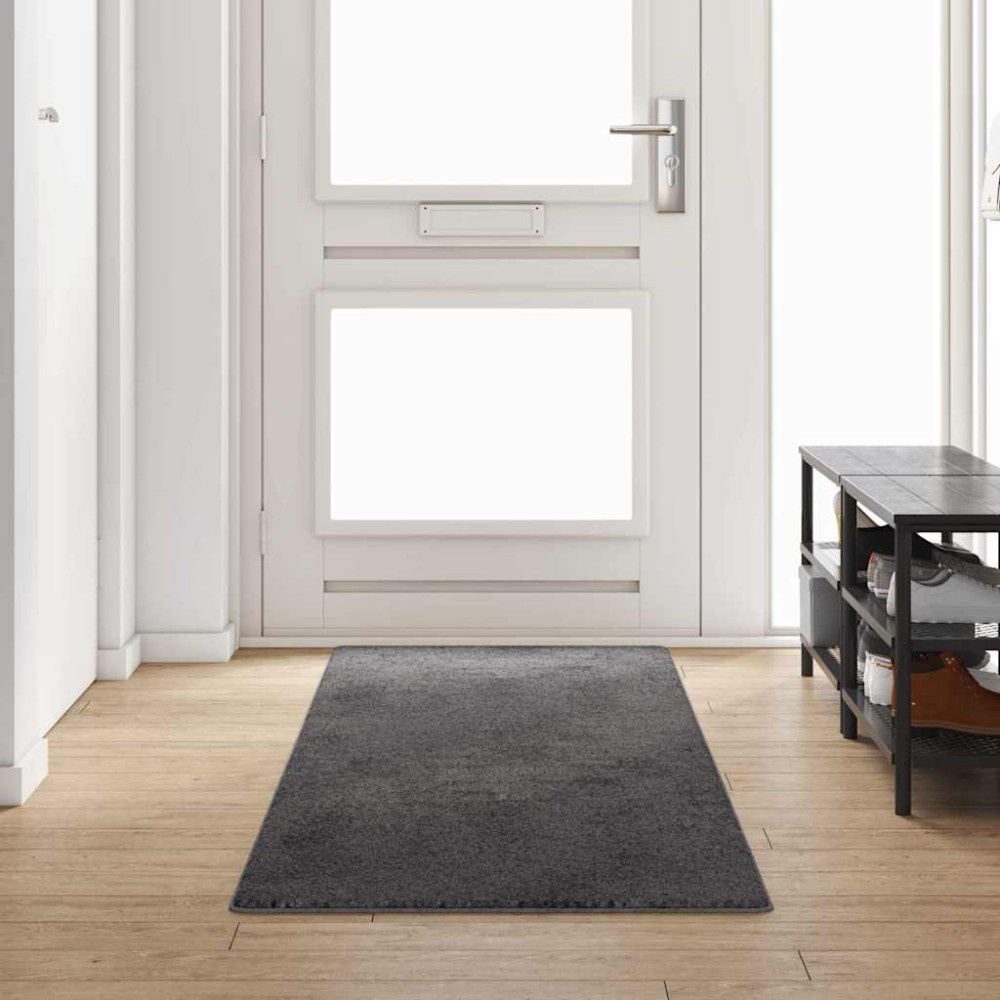 Produktbild för Matta-runner Grå 80 x 300 cm 100% Polypropen Tuft
