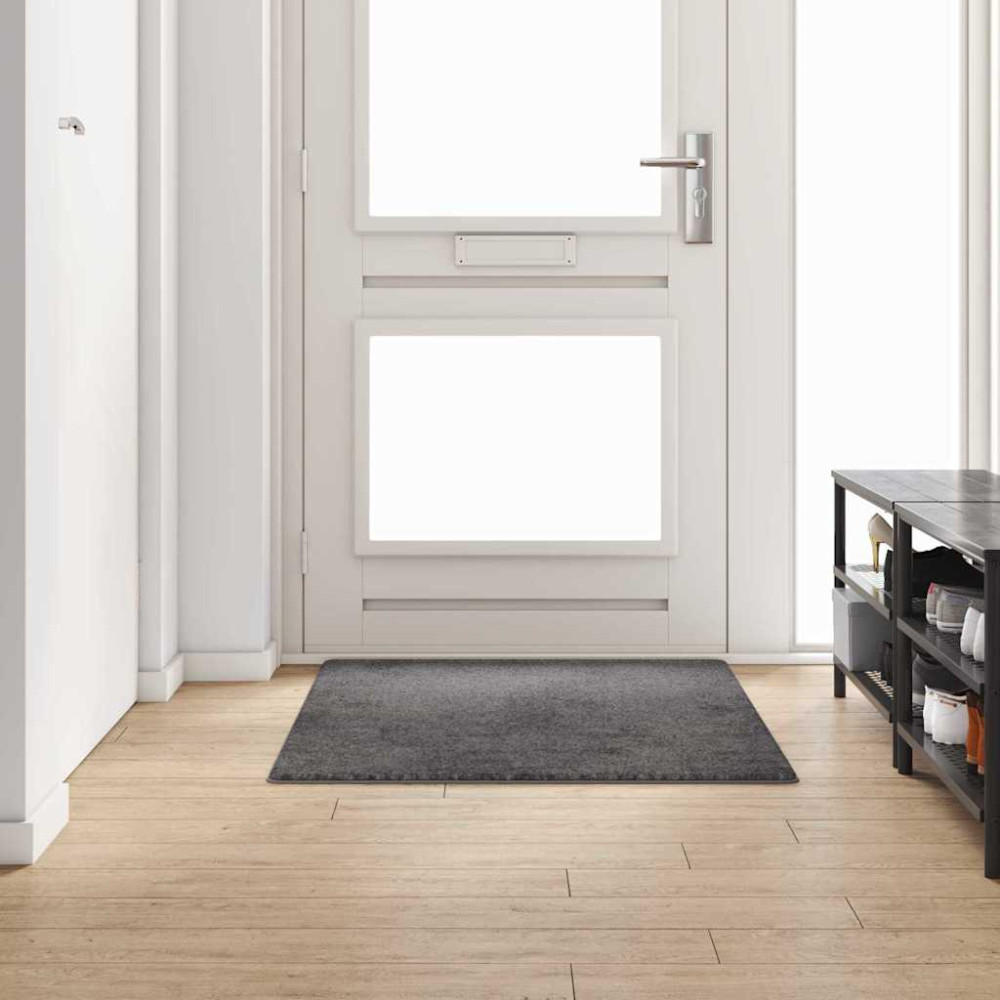Produktbild för Matta-runner Grå 100 x 150 cm 100% Polypropen Tuft