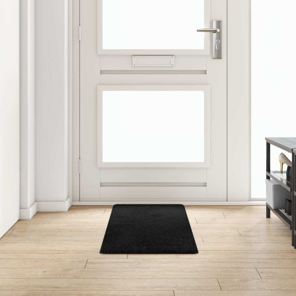 Produktbild för Matta-runner Svart 50 x 150 cm 100% Polypropen Tuft