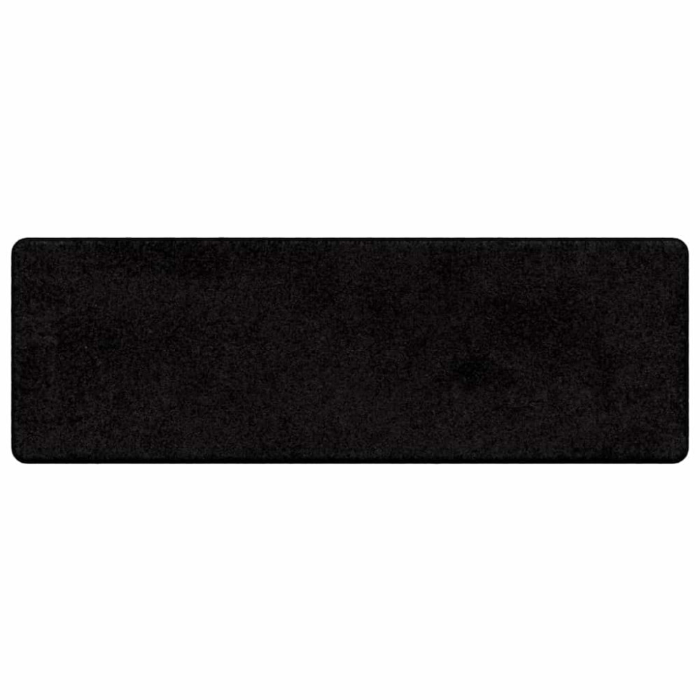 Produktbild för Matta-runner Svart 50 x 150 cm 100% Polypropen Tuft
