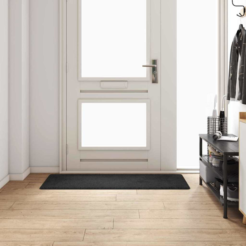 Produktbild för Matta-runner Svart 50 x 150 cm 100% Polypropen Tuft