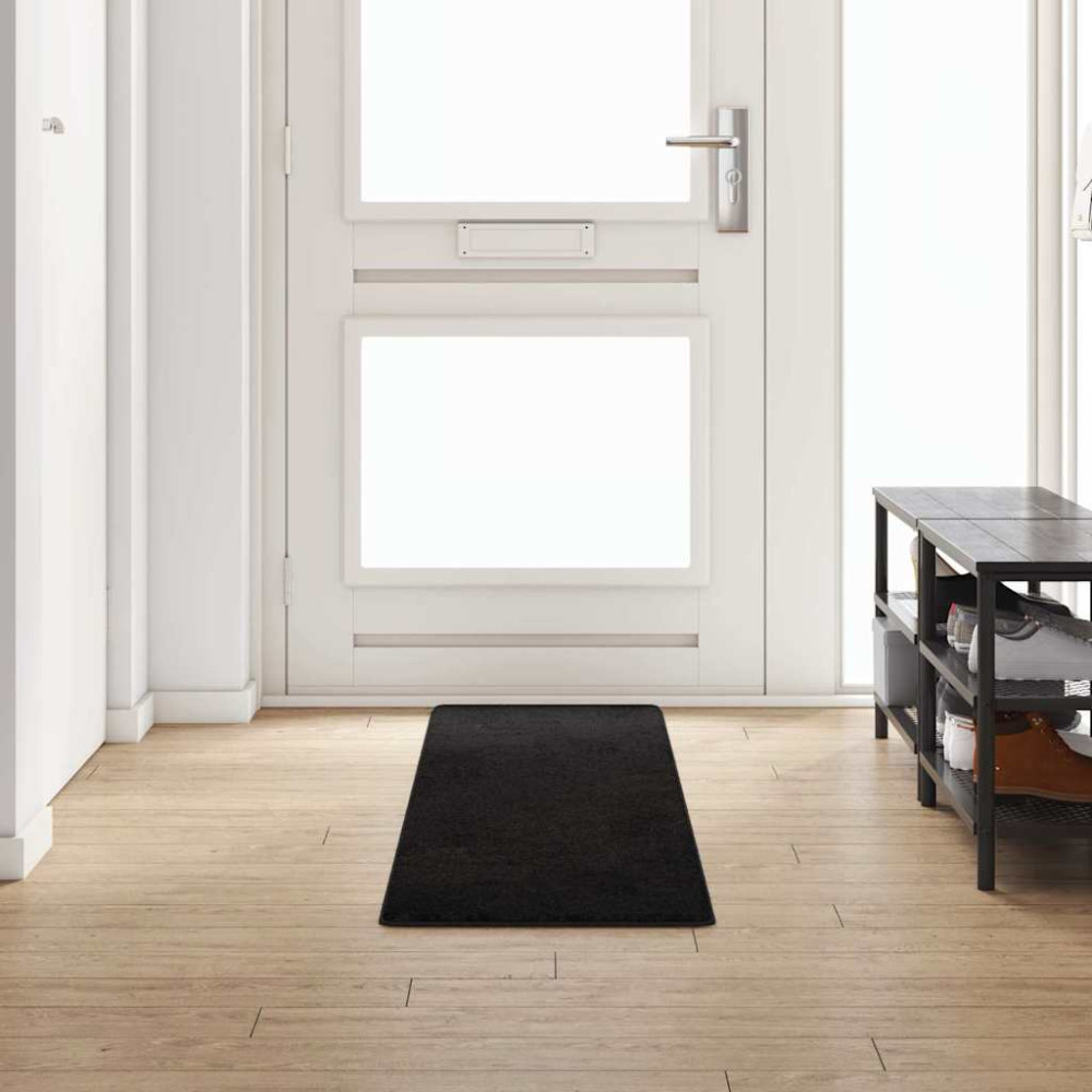 Produktbild för Matta-runner Svart 50 x 250 cm 100% Polypropen Tuft