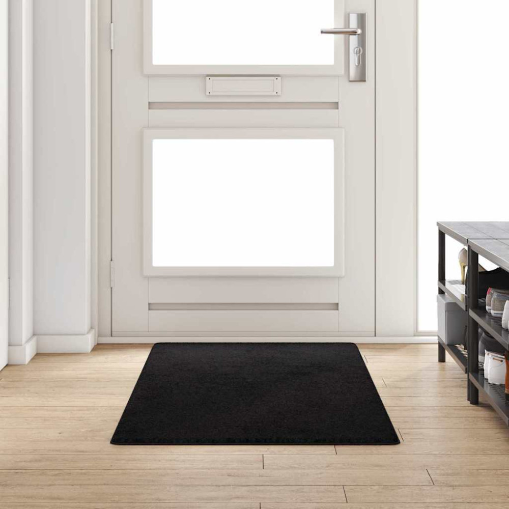 Produktbild för Matta-runner Svart 80 x 200 cm 100% Polypropen Tuft