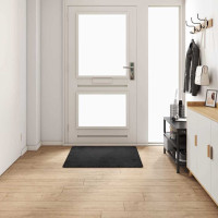 Produktbild för Matta-runner Svart 100 x 100 cm 100% Polypropen Tuft