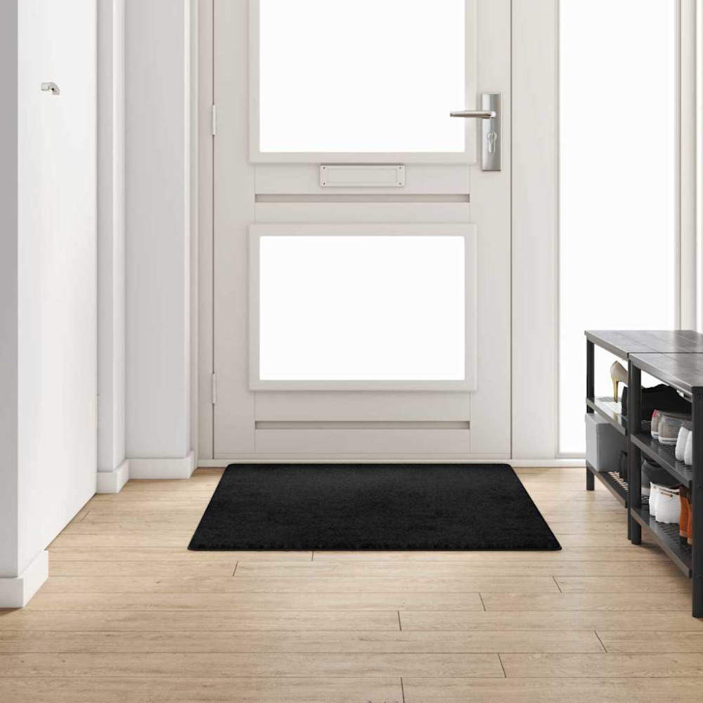 Produktbild för Matta-runner Svart 100 x 150 cm 100% Polypropen Tuft