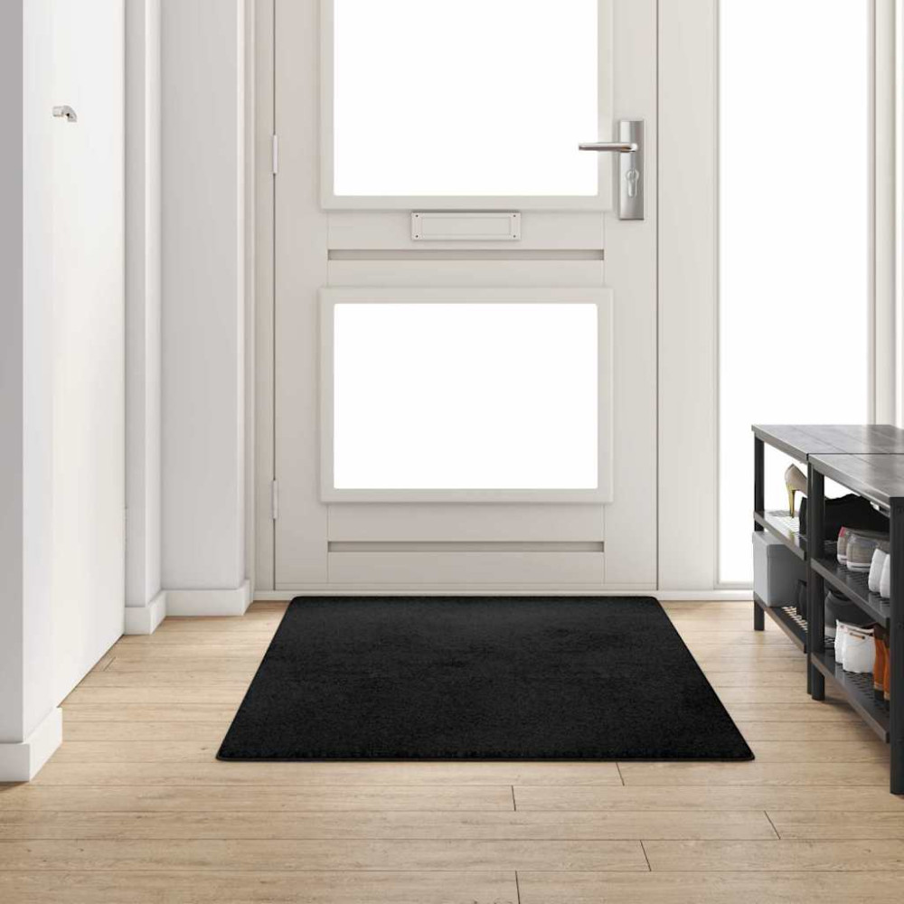 Produktbild för Matta-runner Svart 100 x 200 cm 100% Polypropen Tuft