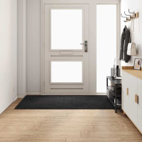 Produktbild för Matta-runner Svart 100 x 200 cm 100% Polypropen Tuft
