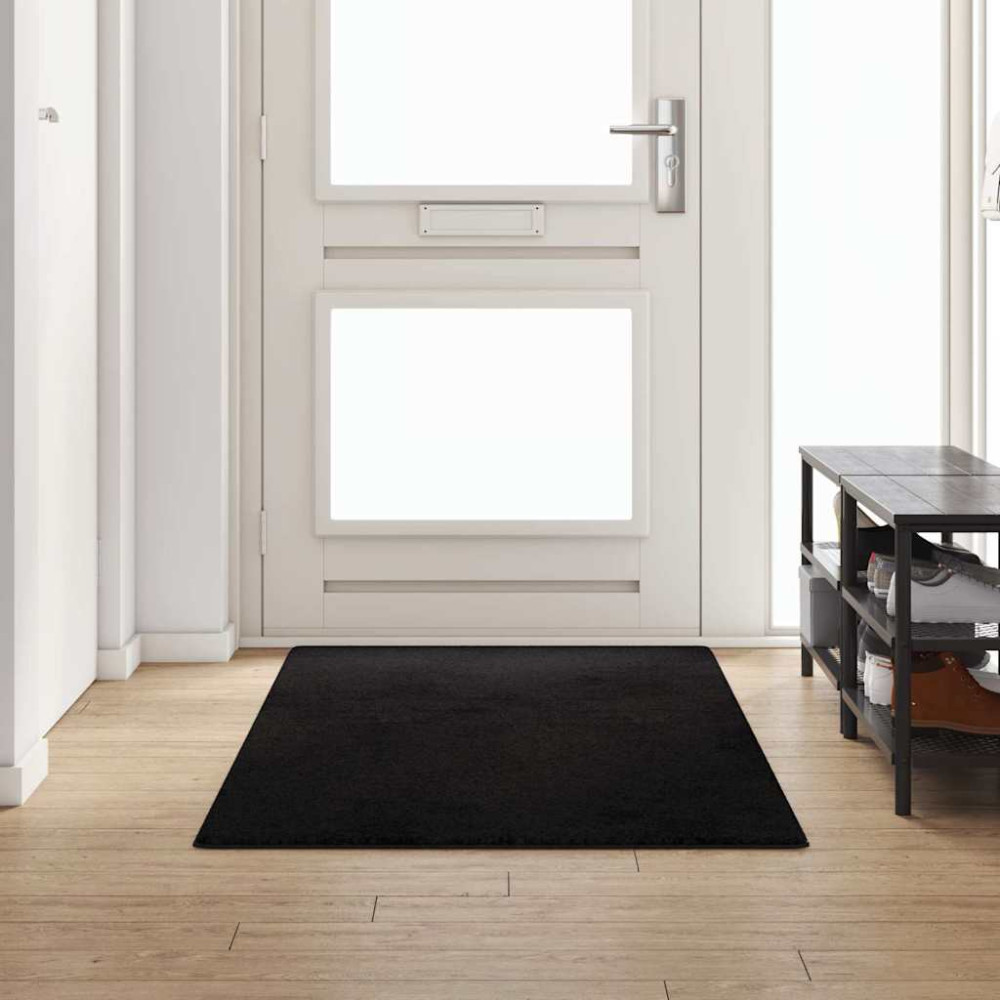 Produktbild för Matta-runner Svart 100 x 250 cm 100% Polypropen Tuft