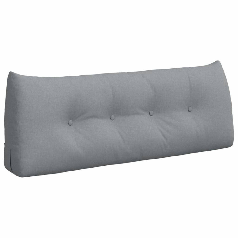 Produktbild för Ryggkudde Ljusgrå 120 x 24 x 50 cm tyg