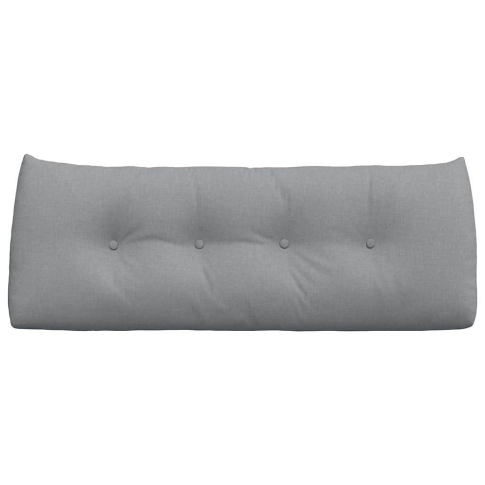 Produktbild för Ryggkudde Ljusgrå 120 x 24 x 50 cm tyg