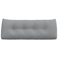 Produktbild för Ryggkudde Ljusgrå 120 x 24 x 50 cm tyg