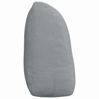 Produktbild för Ryggkudde Ljusgrå 120 x 24 x 50 cm tyg