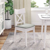 Produktbild för Sittkuddar 4 pcs Ljusgrå 40 x 40 x 3 cm Mikrofiber Tyg
