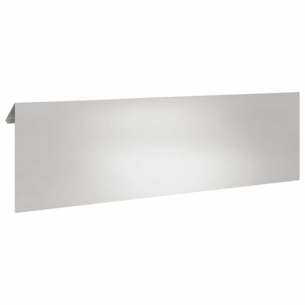 Produktbild för Snigelfence 16 pcs Silver 100 x 3,5 x 25 cm Rostfritt stål