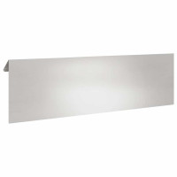Produktbild för Snigelfence 16 pcs Silver 100 x 3,5 x 25 cm Rostfritt stål
