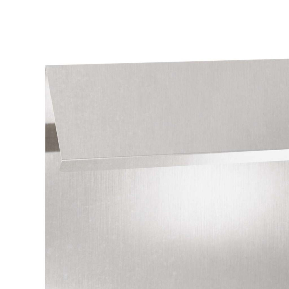 Produktbild för Snigelfence 16 pcs Silver 100 x 3,5 x 25 cm Rostfritt stål