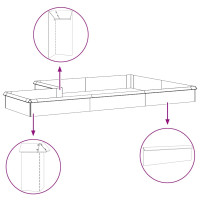 Produktbild för Snigelfence 16 pcs Silver 100 x 3,5 x 25 cm Rostfritt stål