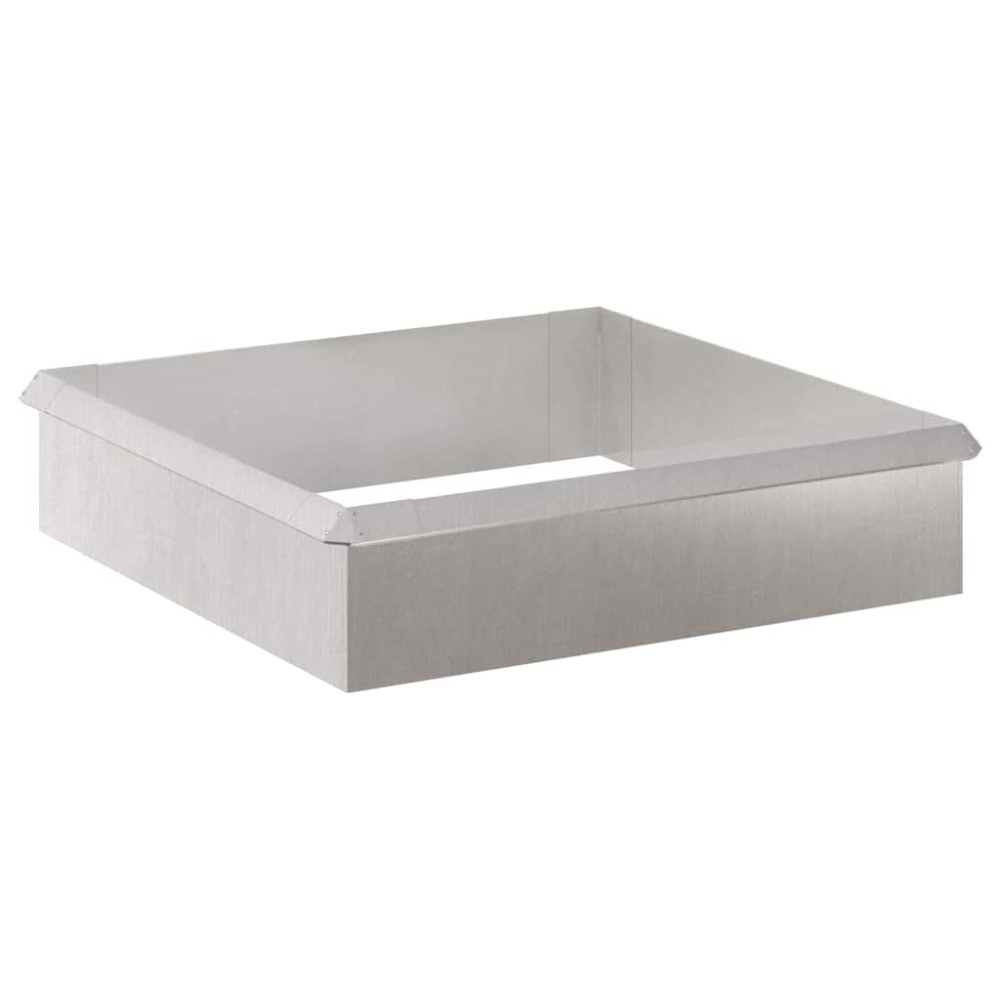 Produktbild för Snigelstaket 8 pcs Silver Rostfritt stål
