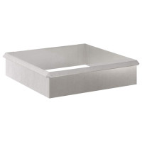 Produktbild för Snigelstaket 8 pcs Silver Rostfritt stål
