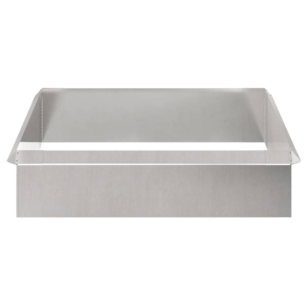 Produktbild för Snigelstaket 8 pcs Silver Rostfritt stål