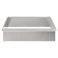 Produktbild för Snigelstaket 8 pcs Silver Rostfritt stål