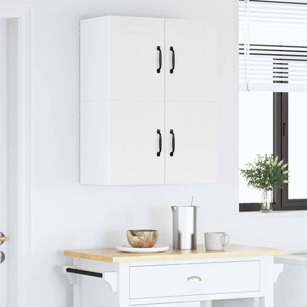 Produktbild för Väggskåp LUCCA Vit 60 x 31 x 40 cm Konstruerat trä