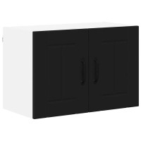 Produktbild för Väggskåp LUCCA Svart 60 x 31 x 40 cm Konstruerat trä