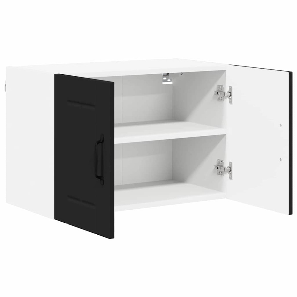 Produktbild för Väggskåp LUCCA Svart 60 x 31 x 40 cm Konstruerat trä
