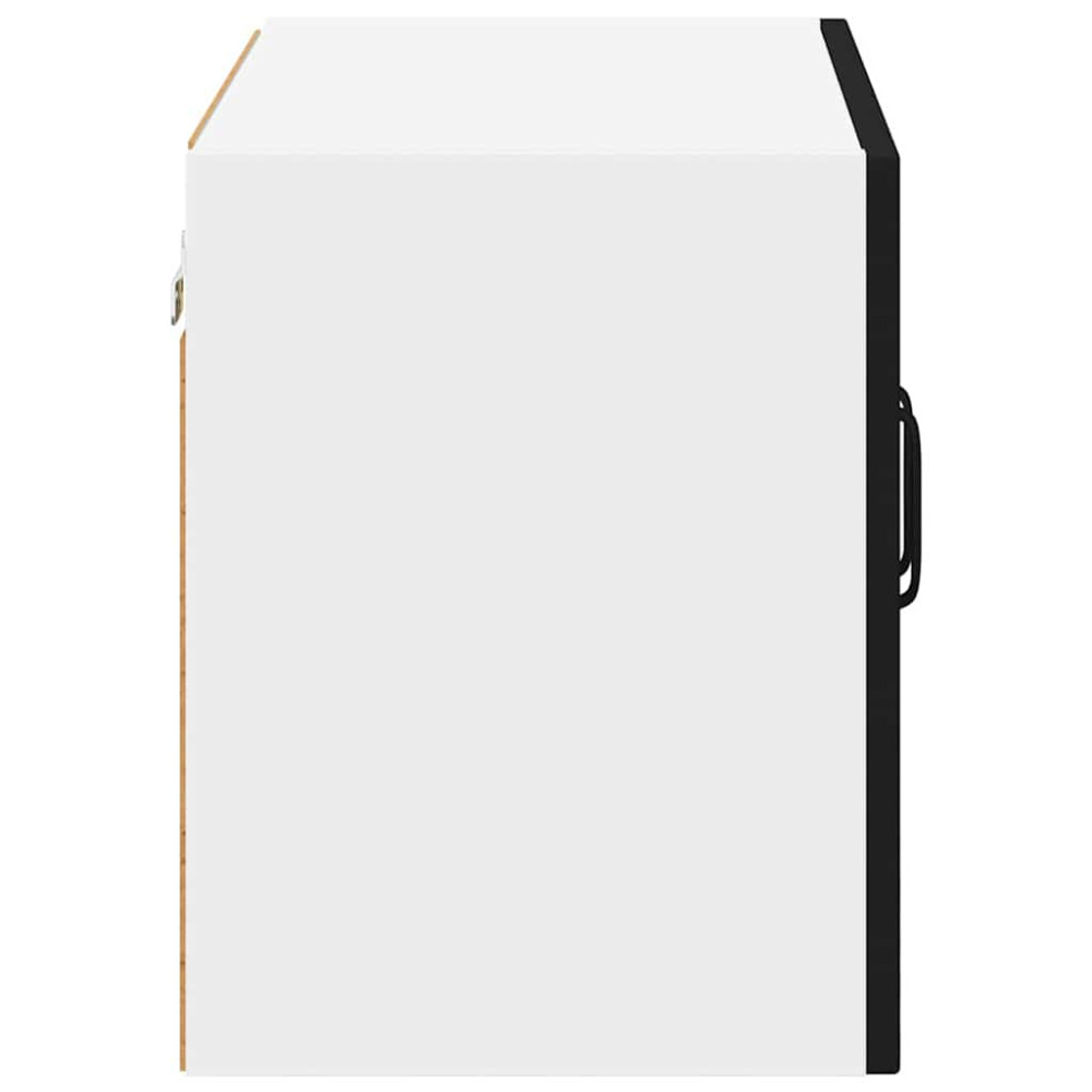Produktbild för Väggskåp LUCCA Svart 60 x 31 x 40 cm Konstruerat trä
