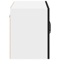 Produktbild för Väggskåp LUCCA Svart 60 x 31 x 40 cm Konstruerat trä