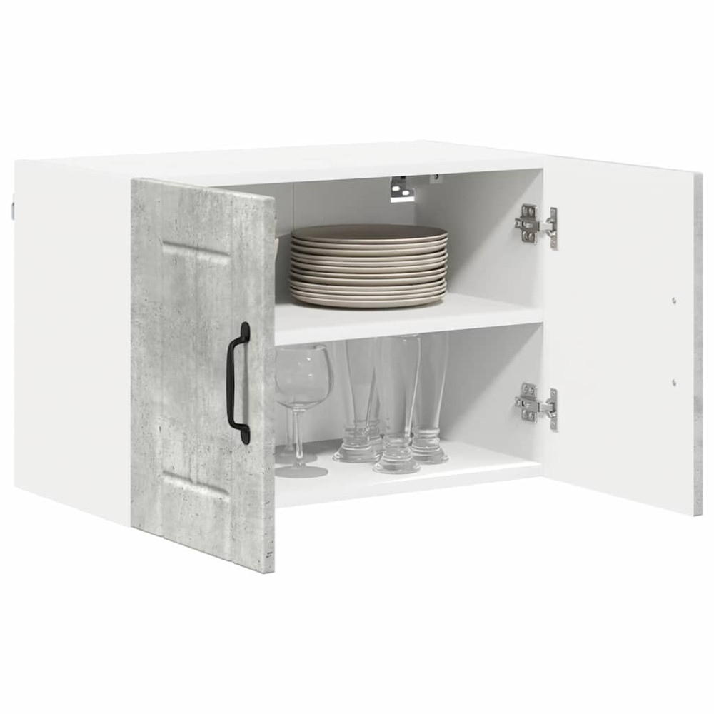Produktbild för Väggskåp LUCCA Betonggrå 60 x 31 x 40 cm Konstruerat trä