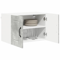 Produktbild för Väggskåp LUCCA Betonggrå 60 x 31 x 40 cm Konstruerat trä