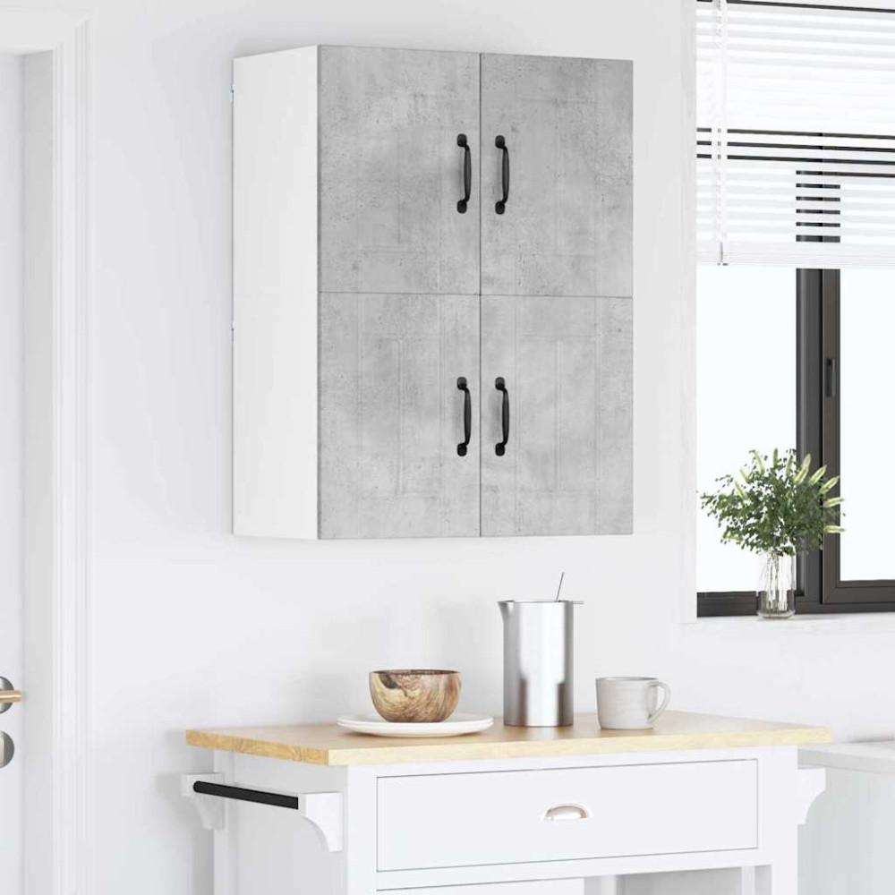 Produktbild för Väggskåp LUCCA Betonggrå 60 x 31 x 40 cm Konstruerat trä