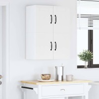 Produktbild för Väggskåp LUCCA 2 pcs Vit högglans 60 x 31 x 40 cm