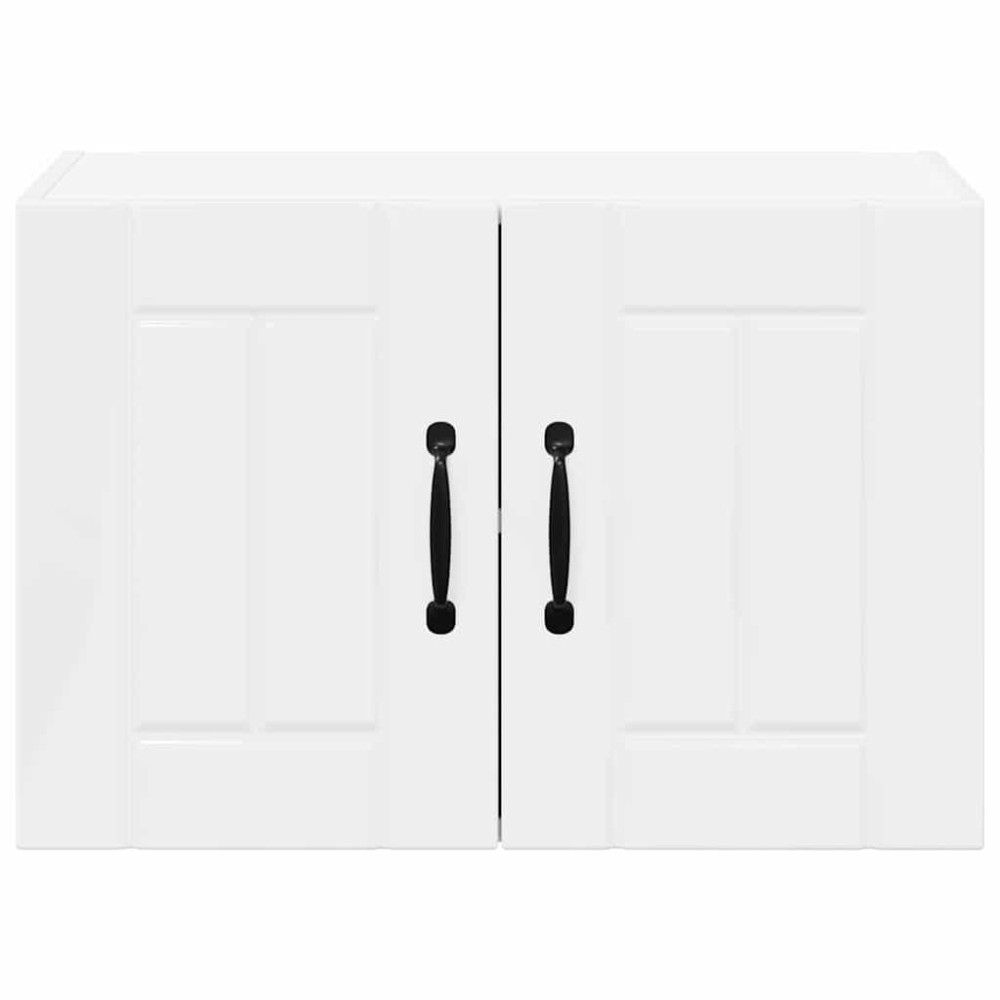 Produktbild för Väggskåp LUCCA 2 pcs Vit högglans 60 x 31 x 40 cm