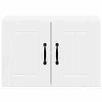 Produktbild för Väggskåp LUCCA 2 pcs Vit högglans 60 x 31 x 40 cm