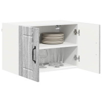 Produktbild för Väggskåp LUCCA 2 pcs Grå sonoma-ek 60 x 31 x 40 cm