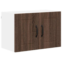 Produktbild för Väggskåp LUCCA 2 pcs Brun ek 60 x 31 x 40 cm Konstruerat trä