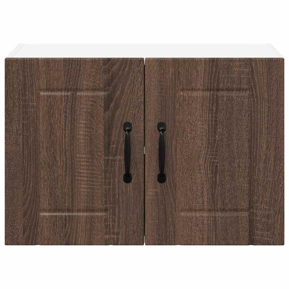 Produktbild för Väggskåp LUCCA 2 pcs Brun ek 60 x 31 x 40 cm Konstruerat trä